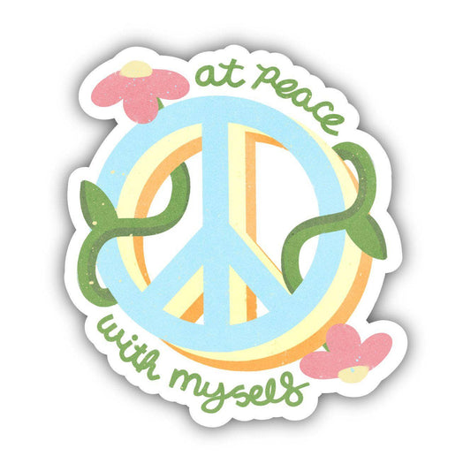 Big Moods - At Peace With Myself Sticker