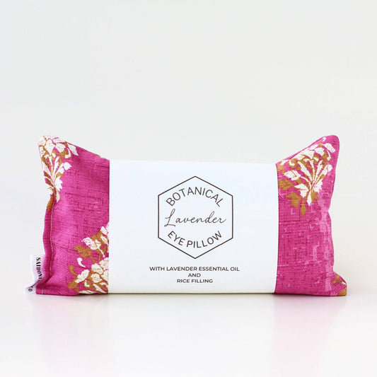 SaidoniaEco - Weighted Eye Pillow Hot/Cold Lavender Aromatherapy -Oriental