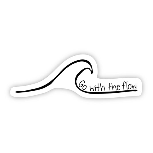 Big Moods - Wave Go With The Flow Sticker