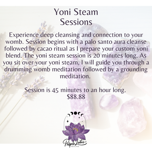 Yoni Steam Session